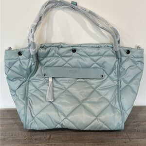 MZ Wallace Large Blue Tote Bag
